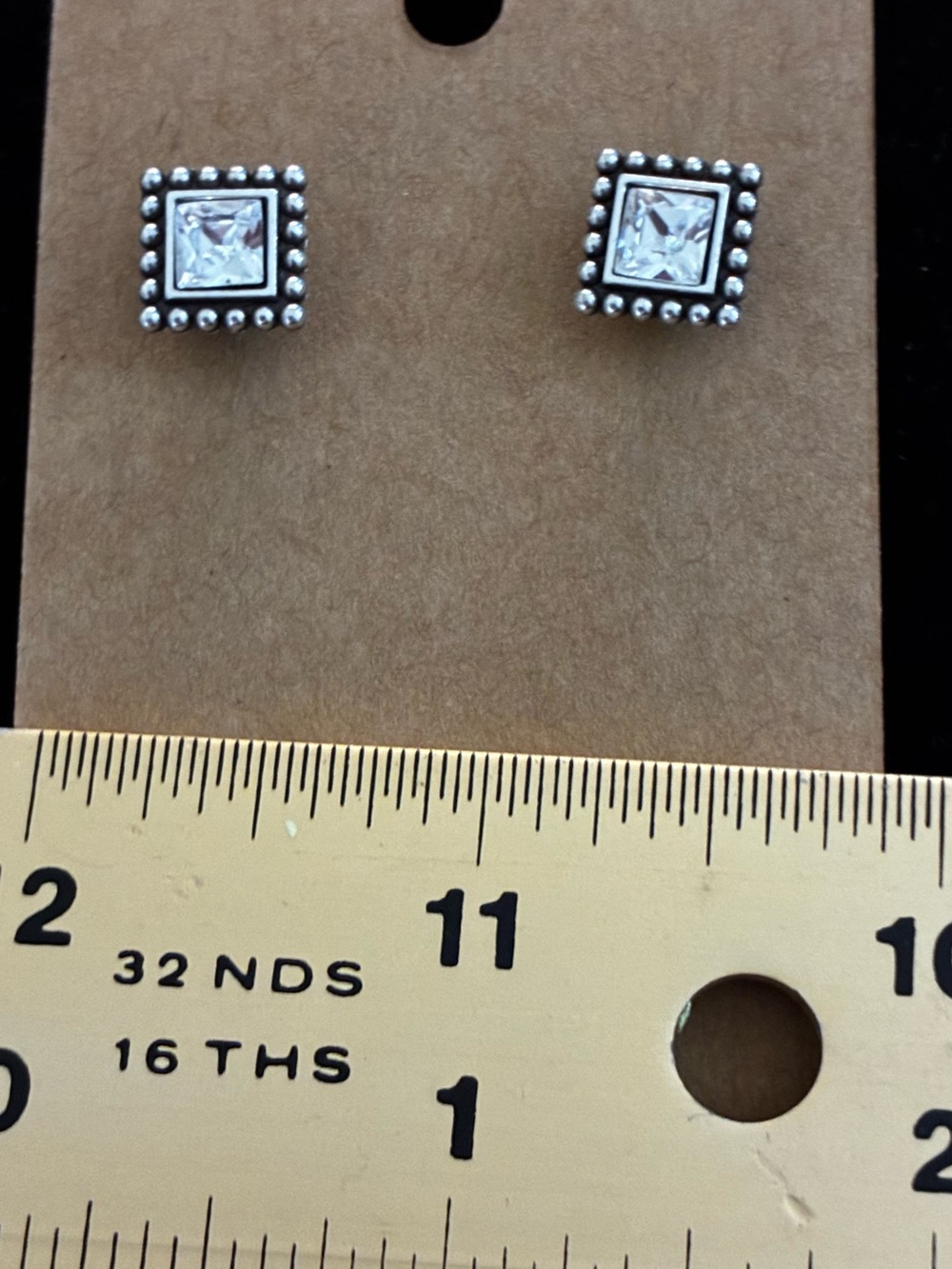 Brighton NWOT Sparkle Square Mini
Post Earrings Twinkle Collection - Picture 6 of 6